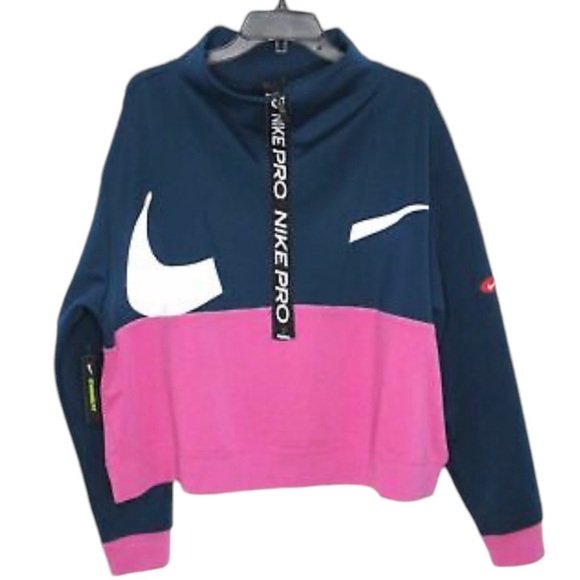 NIKE Pro Get Fit Sweat Top Size 1X - Picture 4 of 5